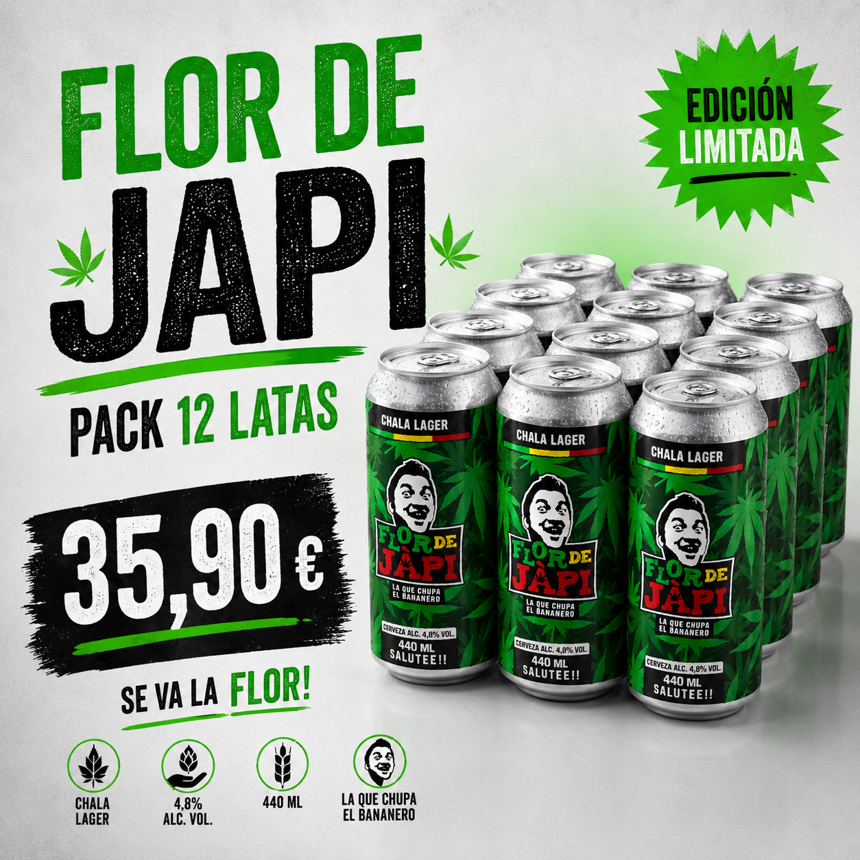 😱 Flor de JAPI · Pack cerrado 12