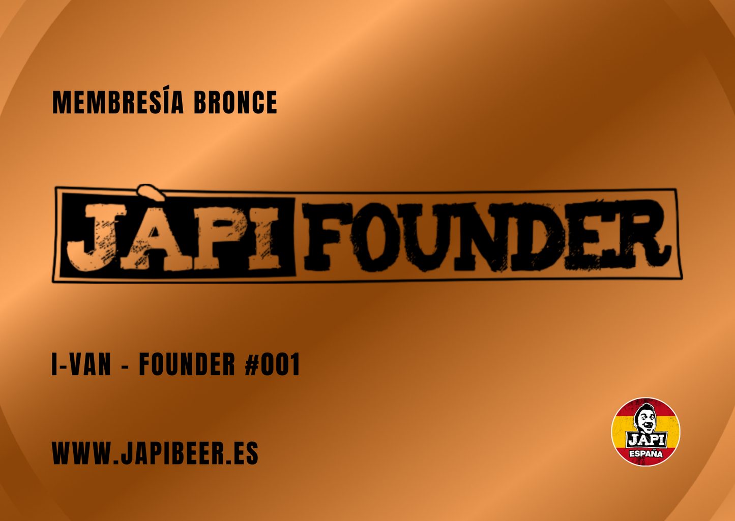 JÀPI Founder Bronce