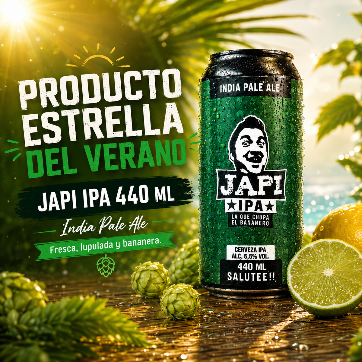 PRODUCTO ESTRELLA DEL VERANO: JAPI IPA