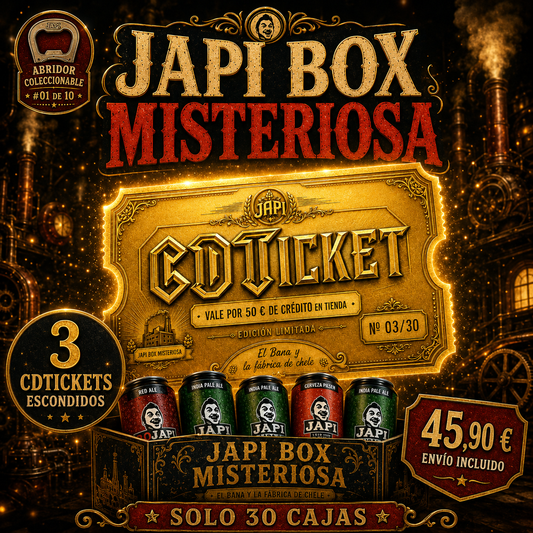 VUELVE EN AGOSTO!! JAPI BOX MISTERIOSA: El Bana y la Fábrica de Chele 🎫✨
