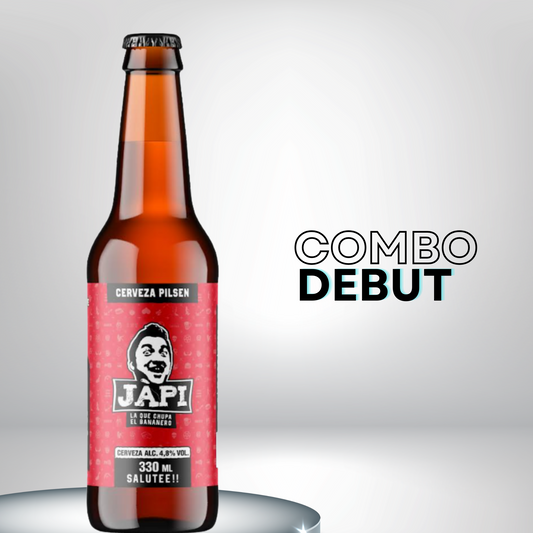 COMBO DEBUT JAPI PILSEN (6 BOTELLINES)