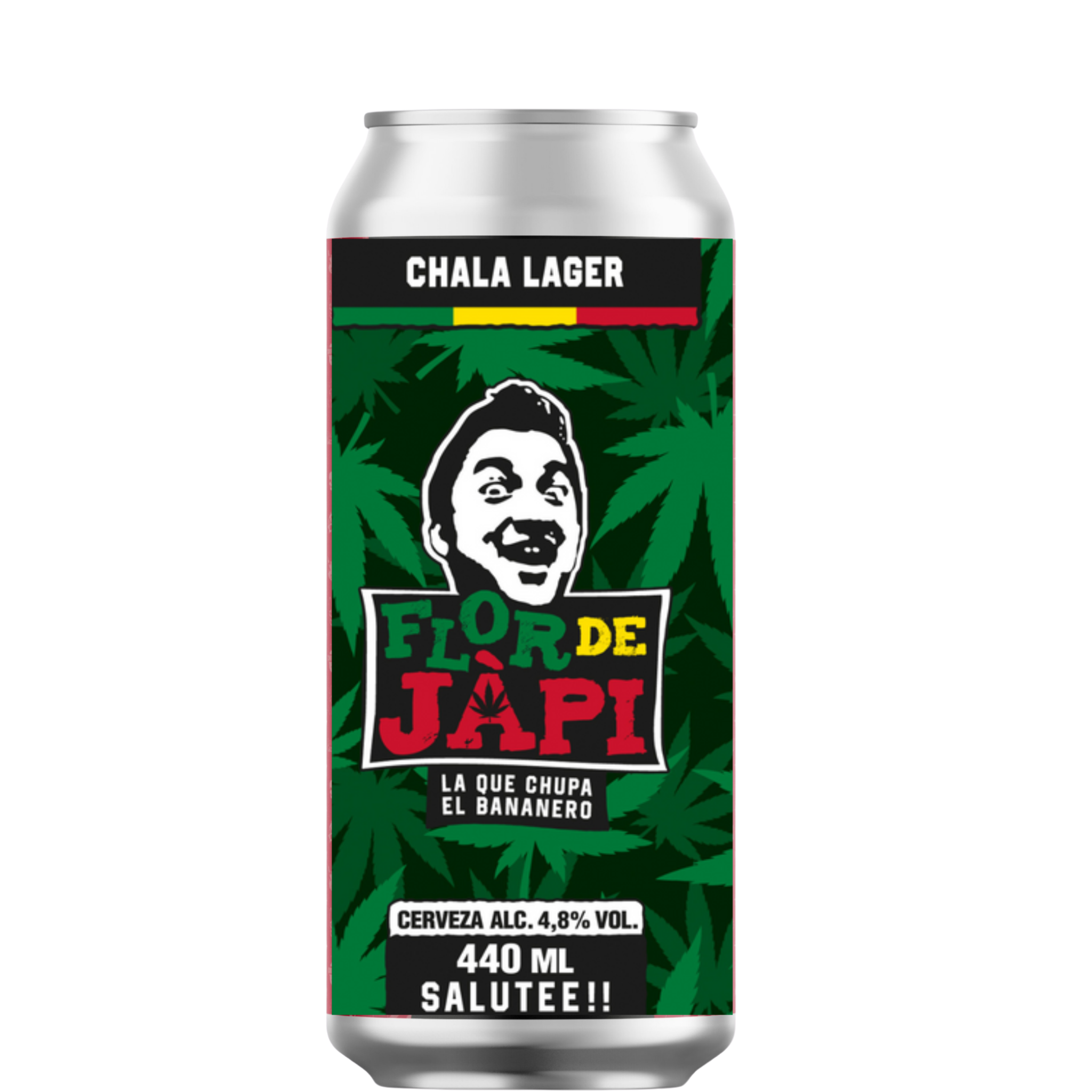 FLOR DE JÀPI· Chala Lager · Lata 440ml · Elaborada en España