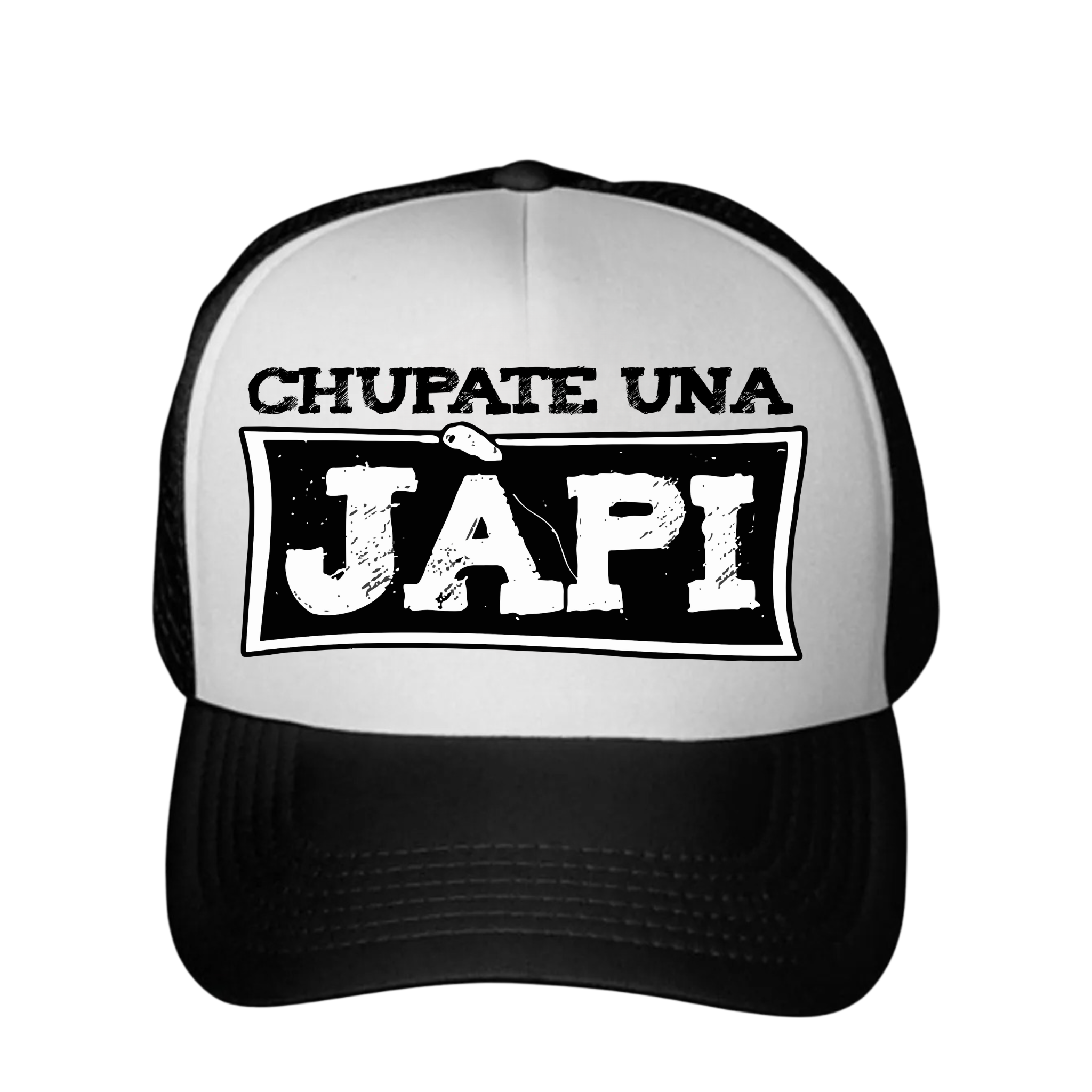 GORRA OFICIAL CHUPATE UNA JAPI EN NEGRO