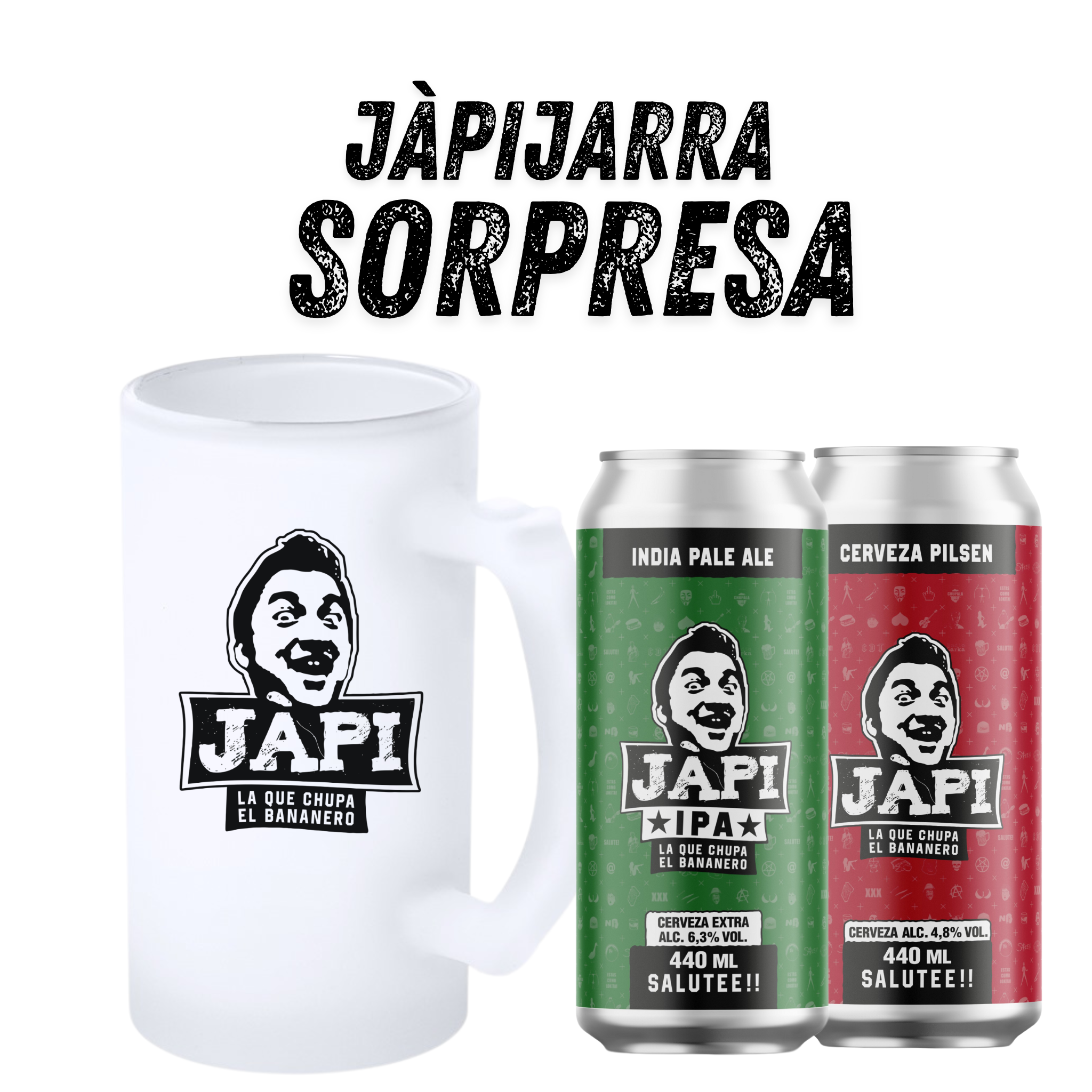 JÀPI JARRA SORPRESA – ELIGE TU JARRA Y RECIBE DOS BIRRAS SORPRESA