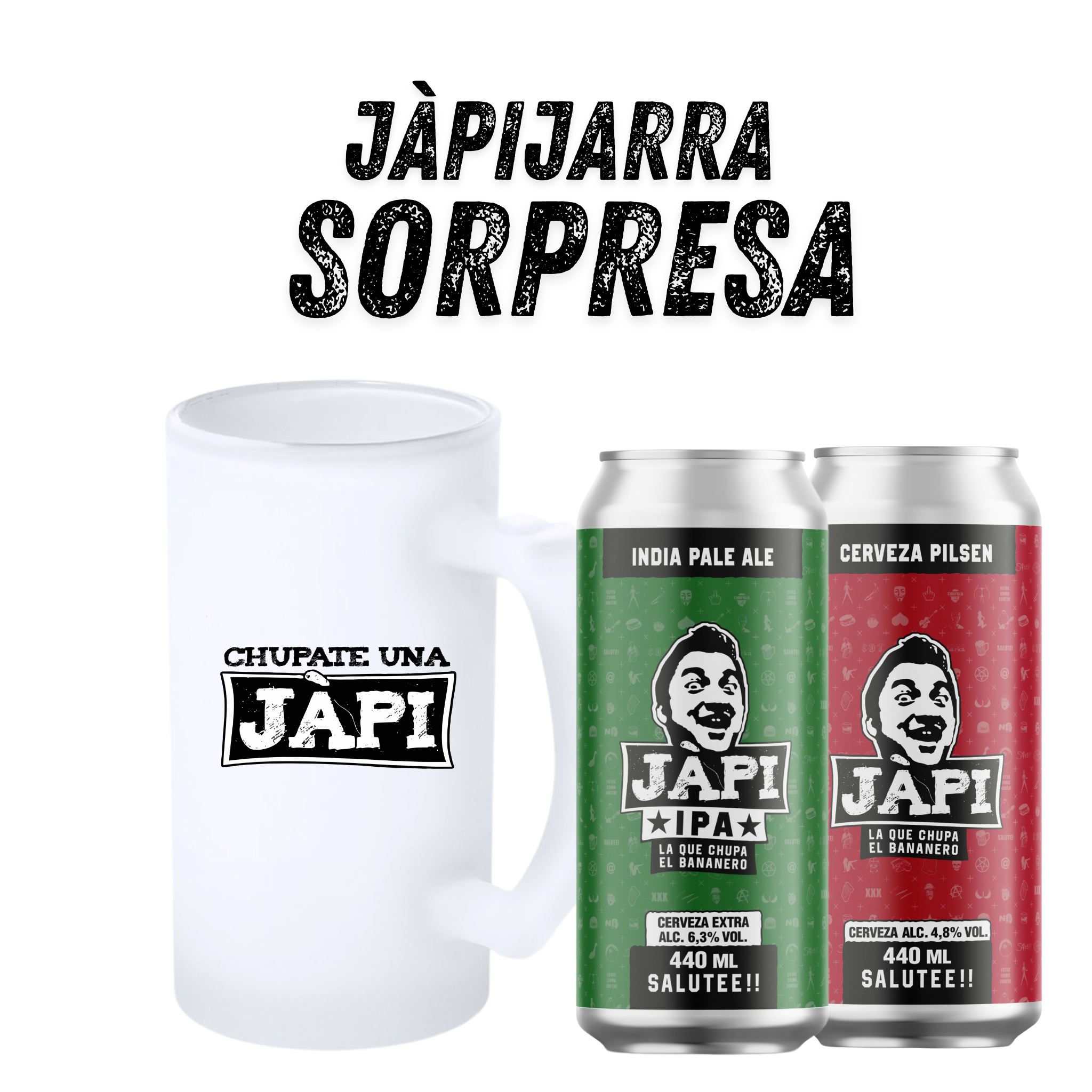 JÀPI JARRA SORPRESA – ELIGE TU JARRA Y RECIBE DOS BIRRAS SORPRESA